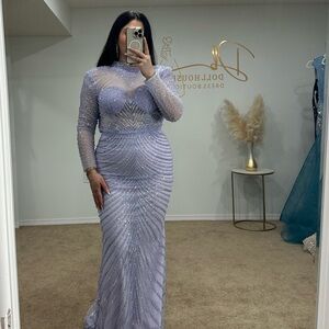 Catwalk Couture Lilac Evening/Prom Gown